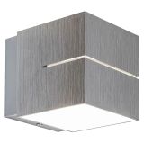 DEKORAT. STENSKA SVETILKA RABALUX KAUNAS 1XG9 KOCKA ALU