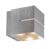 DEKORAT. STENSKA SVETILKA RABALUX KAUNAS 1XG9 KOCKA ALU