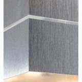 DEKORAT. STENSKA SVETILKA RABALUX KAUNAS 1XG9 KOCKA ALU