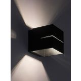 DEKORAT. STENSKA SVETILKA RABALUX KAUNAS 1XG9 KOCKA ČRNA