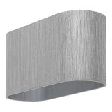 DEKORAT. STENSKA SVETILKA RABALUX KAUNAS 1XG9 OVAL ALU