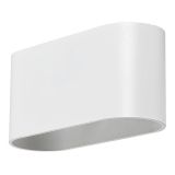 DEKORAT. STENSKA SVETILKA RABALUX KAUNAS 1XG9 OVAL BELA