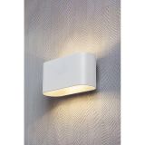 DEKORAT. STENSKA SVETILKA RABALUX KAUNAS 1XG9 OVAL BELA