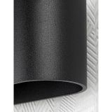 DEKORAT. STENSKA SVETILKA RABALUX KAUNAS 1XG9 OVAL ČRNA