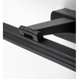 DEKORAT. STENSKA SVETILKA RABALUX NABIL 15W MAT ČRNA