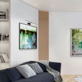 DEKORAT. STENSKA SVETILKA RABALUX NABIL 15W MAT ČRNA