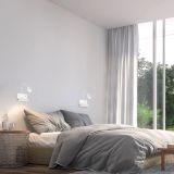 DEKORAT. STENSKA SVETILKA RABALUX TACITO GU10 1X25W BELA