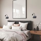 DEKORAT. STENSKA SVETILKA RABALUX TACITO GU10 1X25W ČRNA