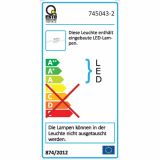 DEKORAT. STENSKA SVETILKA ESTO SPARK 2X5W SMD LED