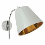 DEKORAT. STENSKA SVETILKA FEROTEHNA WL14040C-1 1X60W E27 1850 BELA/ZLATA