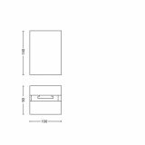 LED STENSKA SVETILKA HOPSACK 1X3W