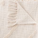 DEKORATIVNA ODEJA ATMOSPHERE INCA 180X130CM BOMBAŽNA KREM