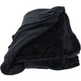 DEKORATIVNA ODEJA DOUCEUR D'INTÉRIEUR FLANEL 180X220 FLANOU ČRNA