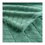 DEKORATIVNA ODEJA DOUCEUR D'INTÉRIEUR FLANELA 180X220 Z VZORCEM ARYA ZELENA