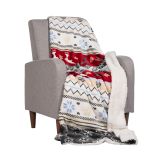 DEKORATIVNA ODEJA SVILANIT BEATRICE 130X200, SNEŽNA