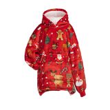 DEKORATIVNA ODEJA SVILANIT HOODIE OTROŠKI RED XMASS &NOGAVICE