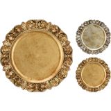 DEKORATIVNI KROŽNIK, ZLATE BARVE, FI 36 CM, SORT