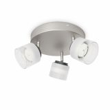 DEKORATIVNI LED REFLEKTOR PHILIPS FREMONT 3X4W LED 53333/17/16 NIKELJ