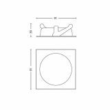 DEKORATIVNI LED REFLEKTOR PHILIPS GALILEO 3X3W LED 59080/17/16 NIKELJ