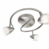 DEKORATIVNI LED REFLEKTOR PHILIPS MAPLE 3X3W LED 53219/17/16 NIKELJ