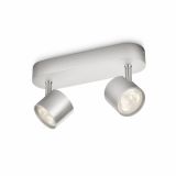 DEKORATIVNI LED REFLEKTOR PHILIPS STAR 2X3W LED 56242/48/16 ALUMINIJ