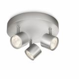 DEKORATIVNI LED REFLEKTOR PHILIPS STAR 3X3W LED 56243/48/16 ALUMINIJ