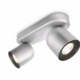 DEKORATIVNI LED REFLEKTOR PHILIPS ZESTA 2X6W LED 56492/48/16 ALUMINIJ