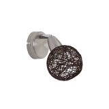 DEKORATIVNI REFLEKTOR BRILONER NATURE 1XE14 TEMNO RJAV