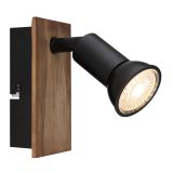 DEKORATIVNI REFLEKTOR DREW 1XGU10 LES / ČRN