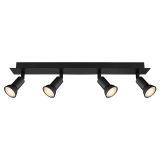 DEKORATIVNI REFLEKTOR DREW 4XGU10, ČRN ČRN