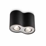 DEKORATIVNI REFLEKTOR PHILIPS PILLAR 2X35W GU10 56332/30/16 ČRNA