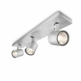 DEKORATIVNI REFLEKTOR PHILIPS RUNNER 3X35W GU10 53093/48/16 ALUMINIJ