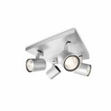 DEKORATIVNI REFLEKTOR PHILIPS RUNNER 4X35W GU10 53094/48/16 ALUMINIJ