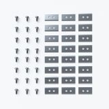 DEL ZA ROBOTSKO KOSILNICO MAMMOTION KOMPLET NOŽEV 24 KOS (LUBA1, LUBA2, LUBA2X)