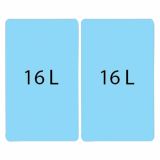 DEL ZA POMIVALNO KORITO ALVEUS SISTEM ZA ZBIRANJE ODPAD. ALIBIO 30, 2X16 L