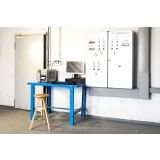 DELOVNA MIZA SIMONRACK SIMONWORK BT6 METAL 1200 MODRA 83X120X73 CM 600KG