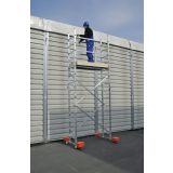 ALUMINJASTI ODER KRAUSE CORDA PODEST 1.5X0X56M DELOVNA VIŠINA 4 M