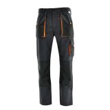 DELOVNE HLAČE SARA KING DO PASU 50 GRAFIT / ORANŽNA