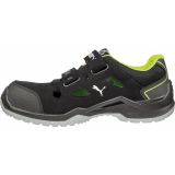 DELOVNI SANDALI PUMA NEODYME GREEN LOW S1P ESD SRC ČRNO-ZELENA ŠT.:47