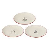 DESERTNI KROŽNIK DECORIS 18 CM SMREKICA ZA ZAJTRK PORCELAN