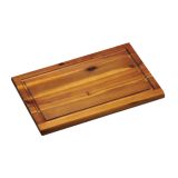 LESENA DESKA KESPER 32X21X1.5 CM Z UTOROM AKACIJA