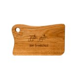 SERVIRNA DESKA CUCKOO CUPS LESENA HRASTOVA DESKA BOM ŠE NAREZALA