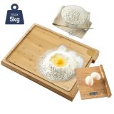 LESENA DESKA PLATINET BAMBUS LESENA Z VGRAJENO LESENO KUHINJSKO TEHTNICO