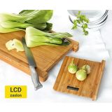 LESENA DESKA PLATINET BAMBUS LESENA Z VGRAJENO LESENO KUHINJSKO TEHTNICO