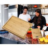 LESENA DESKA PLATINET BAMBUS LESENA Z VGRAJENO LESENO KUHINJSKO TEHTNICO