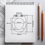 DESKA ZA WC ŠKOLJKO AWD VIRINA SOFT CLOSE SNEMLJIVA
