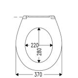 DESKA ZA WC ŠKOLJKO CEDO PALM BEACH SOFT CLOSE+TAKE OFF