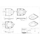 DESKA ZA WC ŠKOLJKO CEDO VIENTO PLUS SOFT CLOSE TAKE OFF WITH METAL INLAY