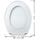 DESKA ZA WC ŠKOLJKO GEPARD Z3 SLIM 42-46X36