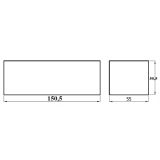 KANAL ZA DOVOD ZRAKA DARCO POVEZOVALNI ELEMENT 15X5